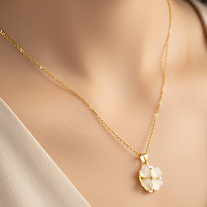 Flower Bliss Golden Pendant
