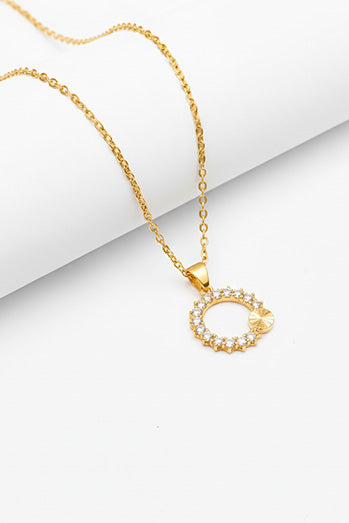 Golden helia shine Pendant