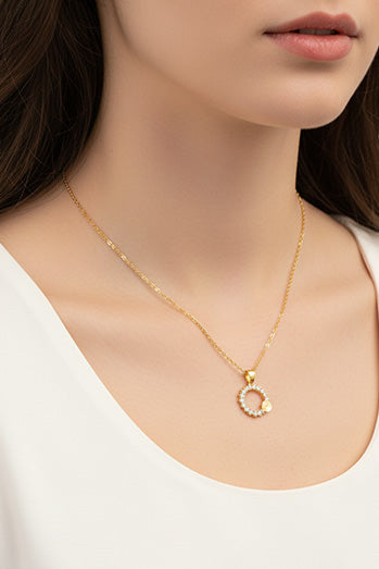 Golden helia shine Pendant