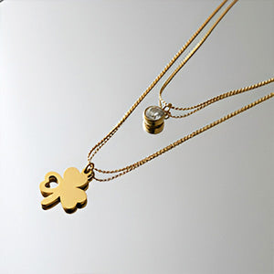 Clover Leaf Layered Pendant