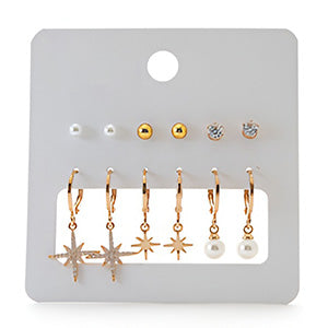 Everyday Sparkling Earrings Set
