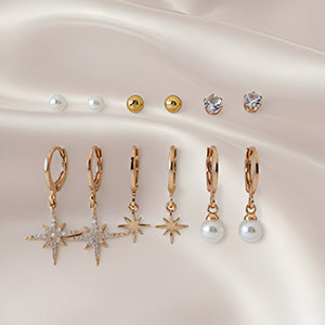 Everyday Sparkling Earrings Set