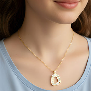 Amora Golden Aesthetic Pendant