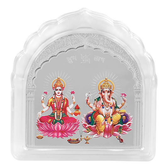 Silver Laxmi ganesh 50 gm coin