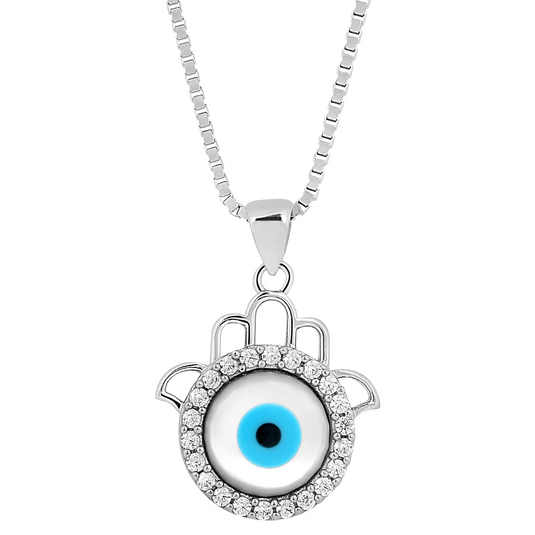 Silver Celestial Gaze Pendant