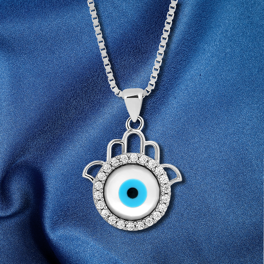 Silver Celestial Gaze Pendant