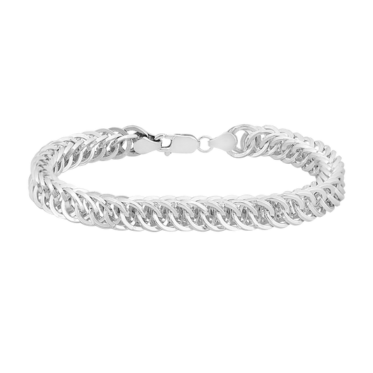 Silver Classic Shine Bracelet for Him